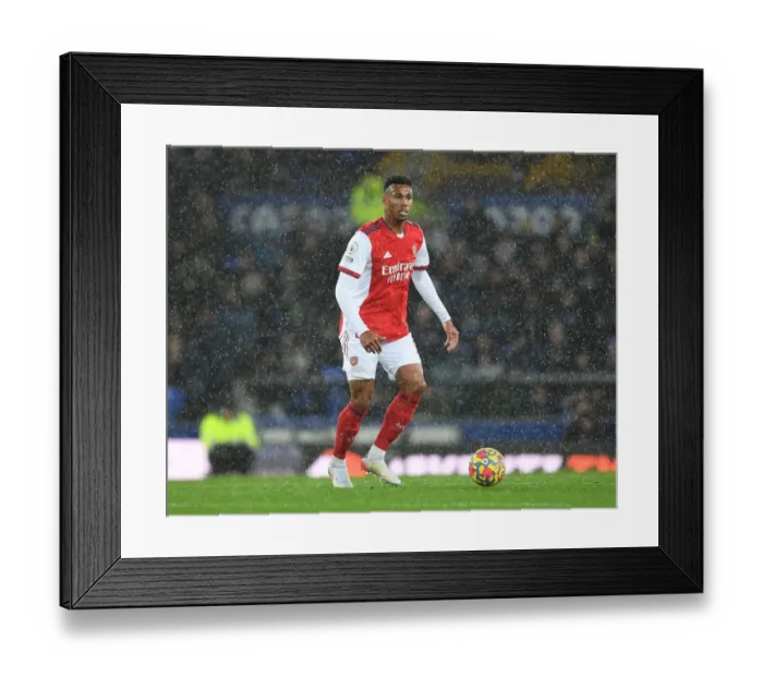 Framed Print : Gabriel Magalhaes in Action: Everton vs Arsenal, Premier League 2020-21 Framed Print : Gabriel Magalhaes in Action: Everton vs Arsenal, Premier League 2020-21