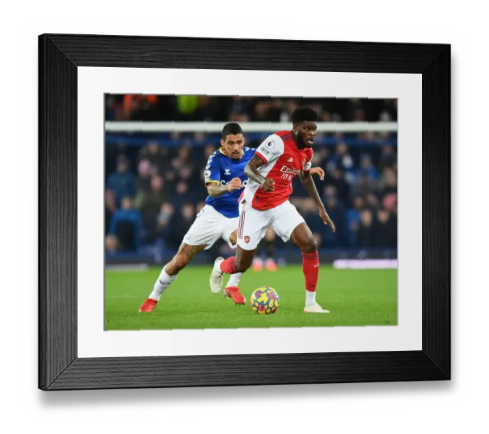 Framed Print : Thomas Partey Powers Past Allan: Everton vs Arsenal, Premier League 2020-21 Framed Print : Thomas Partey Powers Past Allan: Everton vs Arsenal, Premier League 2020-21