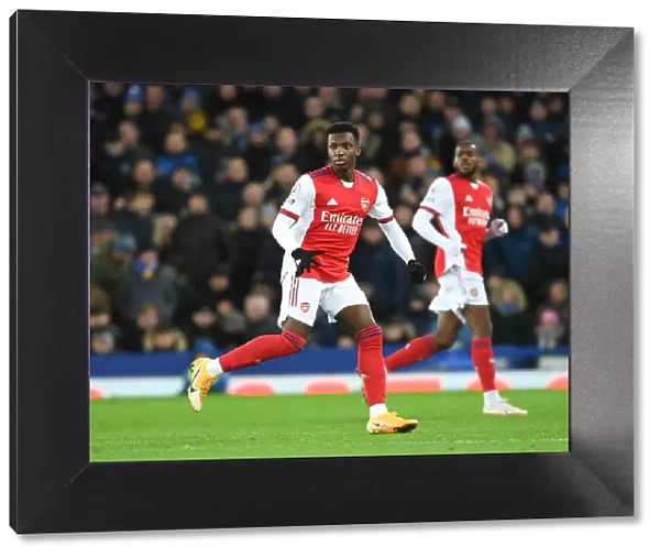 Eddie Nketiah in Action: Everton vs Arsenal, Premier League 2020-21