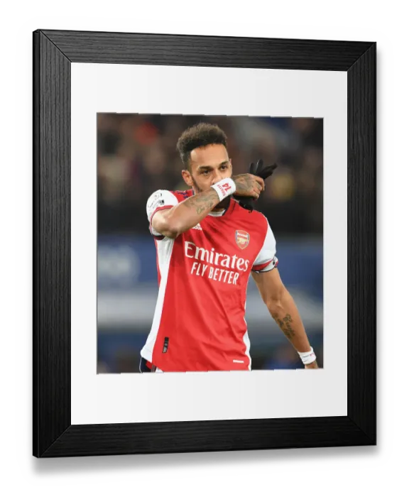 Framed Print : Aubameyang's Emotional Reaction: Everton vs Arsenal, Premier League 2020-21 Framed Print : Aubameyang's Emotional Reaction: Everton vs Arsenal, Premier League 2020-21