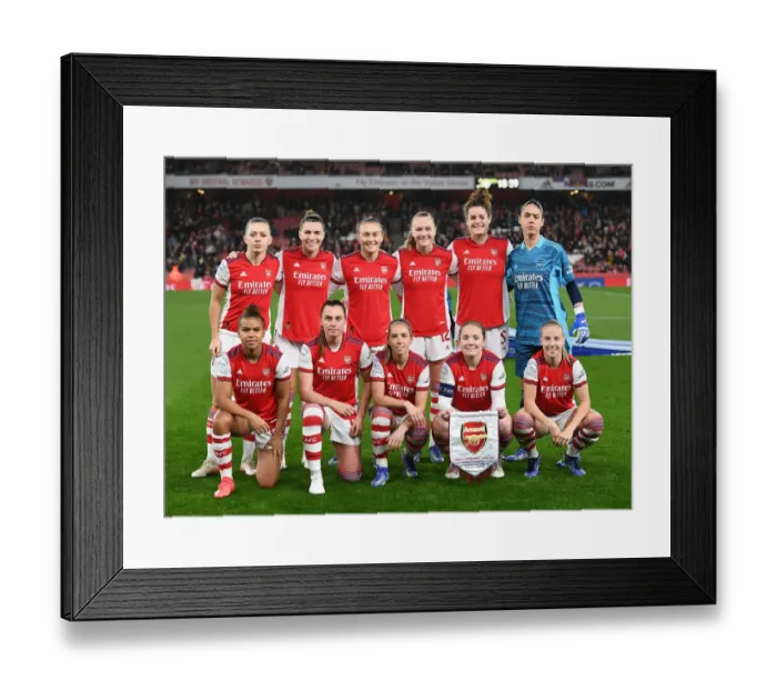 Framed Print : Arsenal Women vs. FC Barcelona: A UEFA Women's Champions League Showdown at Emirates Stadium Framed Print : Arsenal Women vs. FC Barcelona: A UEFA Women's Champions League Showdown at Emirates Stadium