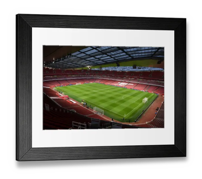 Framed Print : Arsenal vs. Barcelona: UEFA Women's Champions League Clash at Emirates Stadium Framed Print : Arsenal vs. Barcelona: UEFA Women's Champions League Clash at Emirates Stadium