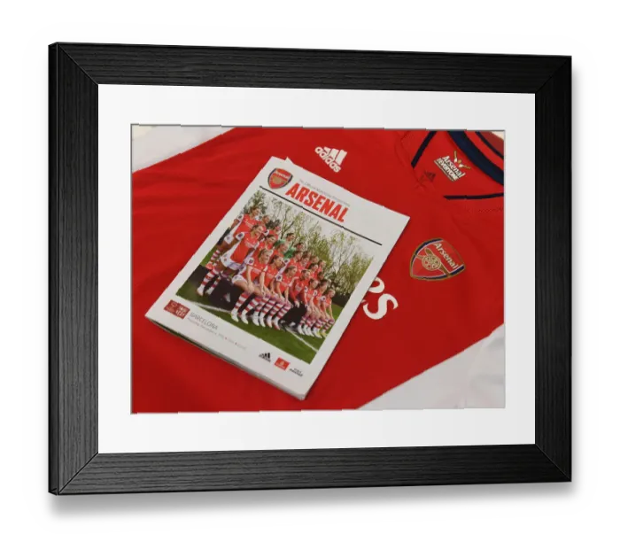 Framed Print : Arsenal Women vs. FC Barcelona: A UEFA Women's Champions League Showdown at Meadow Park Framed Print : Arsenal Women vs. FC Barcelona: A UEFA Women's Champions League Showdown at Meadow Park