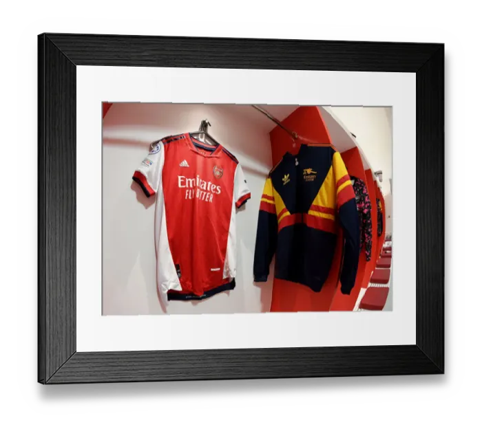 Framed Print : Champions League Clash: Arsenal WFC vs. FC Barcelona at Emirates Stadium