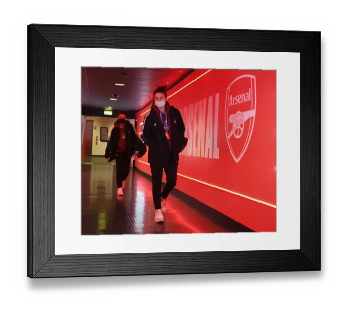 Framed Print : Battle in the Champions League: Arsenal WFC vs. FC Barcelona at Emirages Stadium Framed Print : Battle in the Champions League: Arsenal WFC vs. FC Barcelona at Emirages Stadium