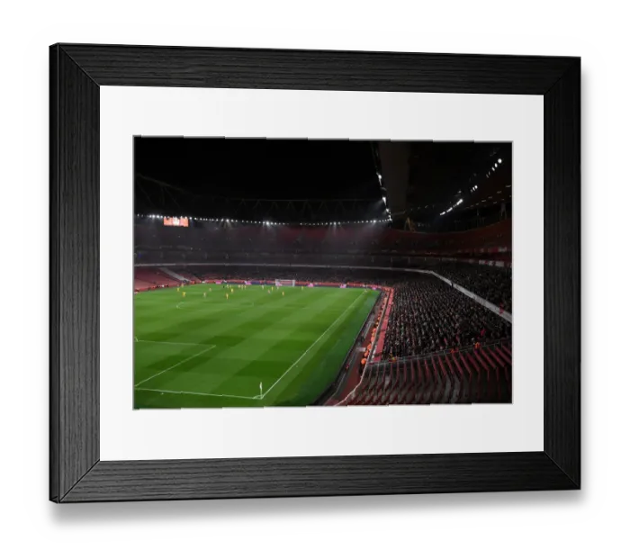 Framed Print : Arsenal WFC vs. FC Barcelona: A UEFA Women's Champions League Showdown at Emirates Stadium