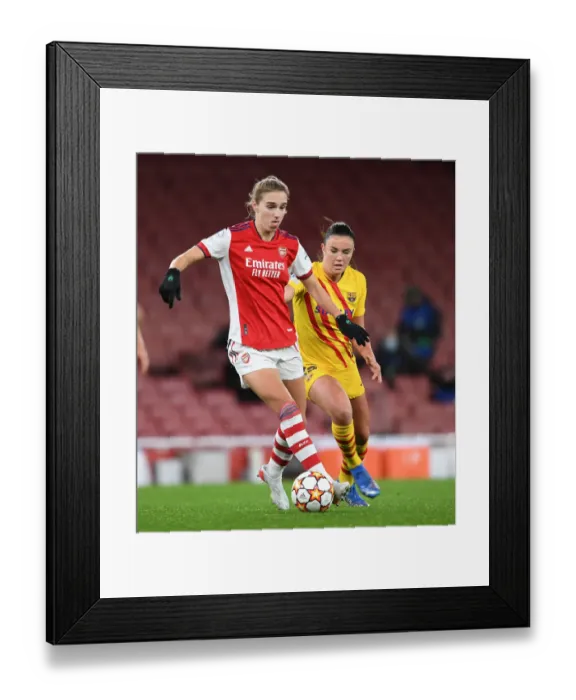 Framed Print : Vivianne Miedema in Action: Arsenal Women vs. FC Barcelona - UEFA Women's Champions League Framed Print : Vivianne Miedema in Action: Arsenal Women vs. FC Barcelona - UEFA Women's Champions League