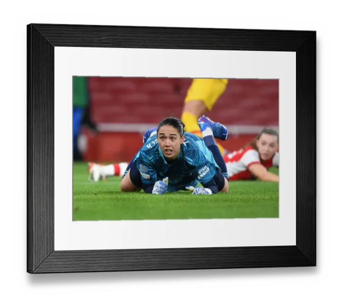 Framed Print : Arsenal WFC vs. FC Barcelona: A Champions League Showdown Framed Print : Arsenal WFC vs. FC Barcelona: A Champions League Showdown