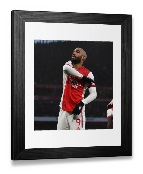 Framed Print : Alexis Lacazette Scores First Goal for Arsenal in 2021-22 Premier League: Arsenal vs. Southampton Framed Print : Alexis Lacazette Scores First Goal for Arsenal in 2021-22 Premier League: Arsenal vs. Southampton
