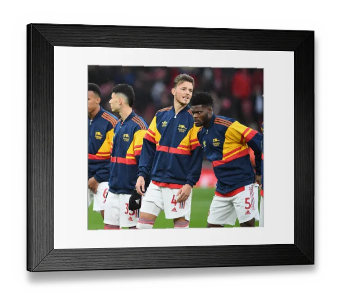 Framed Print : Arsenal's White and Partey Prepare for Southampton Clash in Premier League