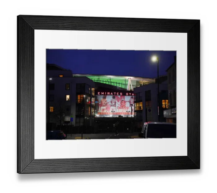 Framed Print : Arsenal vs West Ham United: Premier League Clash at Emirates Stadium
