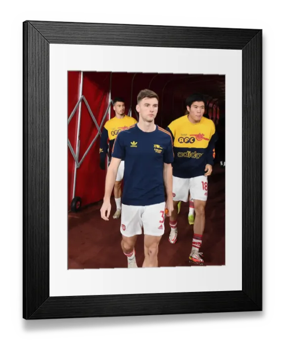 Framed Print : Arsenal's Kieran Tierney Ready for Arsenal v West Ham United Clash in Premier League Framed Print : Arsenal's Kieran Tierney Ready for Arsenal v West Ham United Clash in Premier League