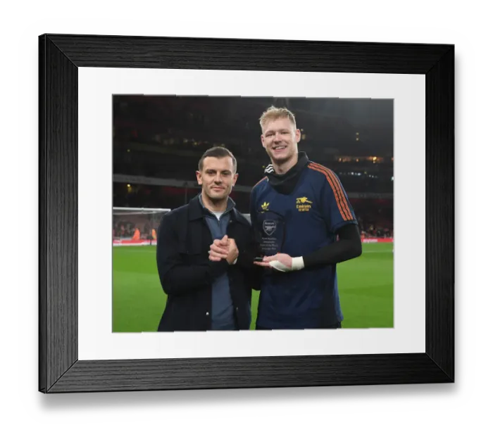 Framed Print : Arsenal's Aaron Ramsdale Honored as Player of the Month vs West Ham United Framed Print : Arsenal's Aaron Ramsdale Honored as Player of the Month vs West Ham United