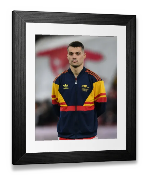 Framed Print : Granit Xhaka: Arsenal's Focus Ahead of Arsenal v West Ham United (Premier League, December 2021) Framed Print : Granit Xhaka: Arsenal's Focus Ahead of Arsenal v West Ham United (Premier League, December 2021)