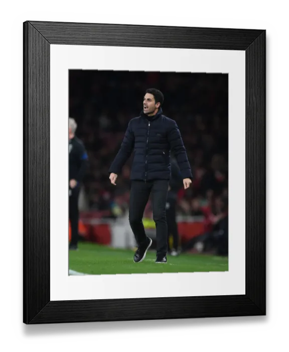 Framed Print : Mikel Arteta Leads Arsenal in Premier League Clash Against West Ham United Framed Print : Mikel Arteta Leads Arsenal in Premier League Clash Against West Ham United