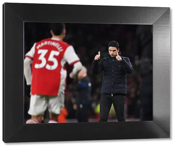 Arsenal's Martinelli Scores as Arteta Celebrates: Arsenal vs West Ham United, Premier League 2021-22