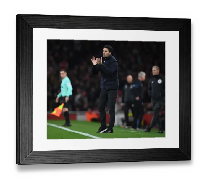 Framed Print : Mikel Arteta vs. West Ham United: Arsenal Boss Faces Off in Premier League Showdown Framed Print : Mikel Arteta vs. West Ham United: Arsenal Boss Faces Off in Premier League Showdown