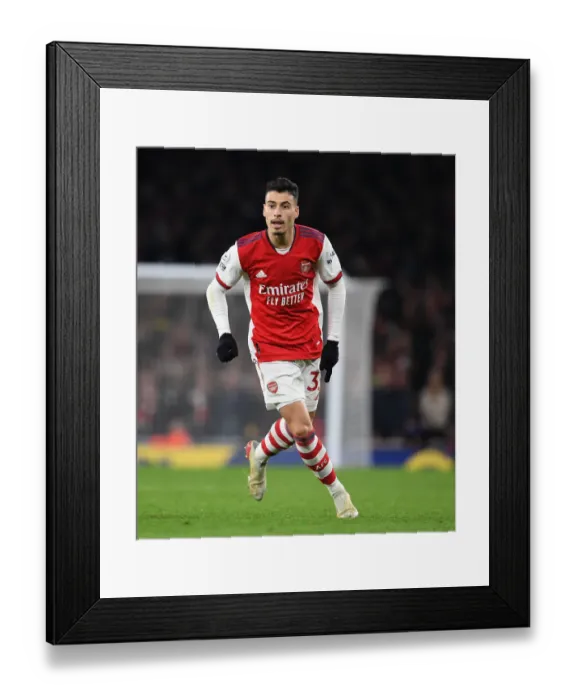 Framed Print : Arsenal's Gabriel Martinelli Shines in Premier League Clash Against West Ham United