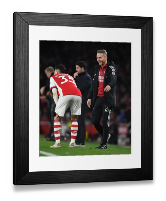 Framed Print : Arsenal's Gabriel Martinelli Scores the Winner Against West Ham in Premier League Clash Framed Print : Arsenal's Gabriel Martinelli Scores the Winner Against West Ham in Premier League Clash