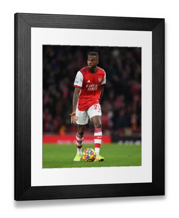 Framed Print : Arsenal's Nuno Tavares in Action Against West Ham United - Premier League 2021-22 Framed Print : Arsenal's Nuno Tavares in Action Against West Ham United - Premier League 2021-22