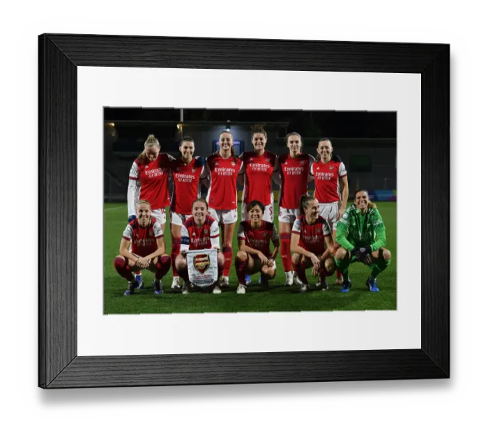 Framed Print : Arsenal Women Take on Hoffenheim in UEFA Champions League Showdown Framed Print : Arsenal Women Take on Hoffenheim in UEFA Champions League Showdown