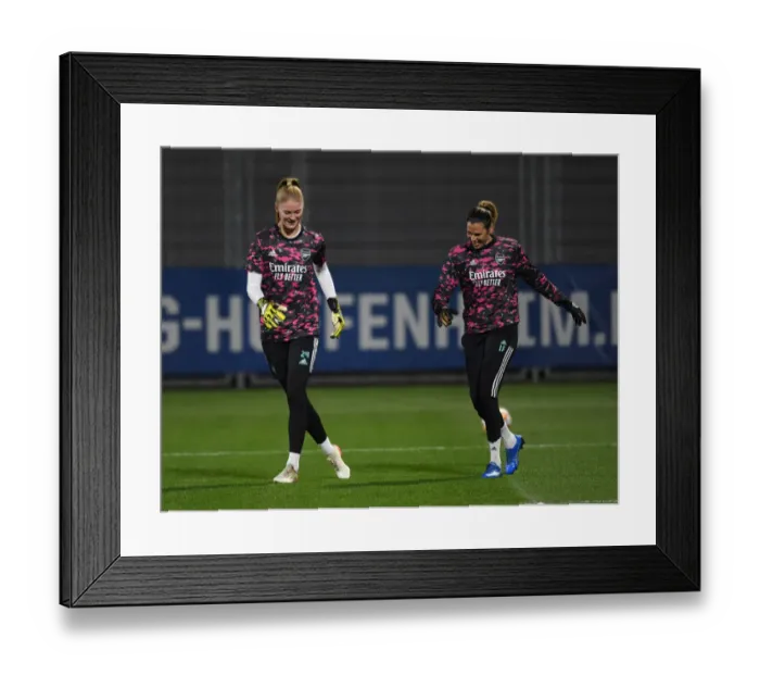 Framed Print : Arsenal WFC vs. 1899 Hoffenheim: A Battle in the UEFA Women's Champions League Framed Print : Arsenal WFC vs. 1899 Hoffenheim: A Battle in the UEFA Women's Champions League