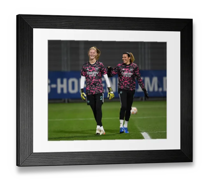 Framed Print : Arsenal Women Take on 1899 Hoffenheim in UEFA Women's Champions League Showdown