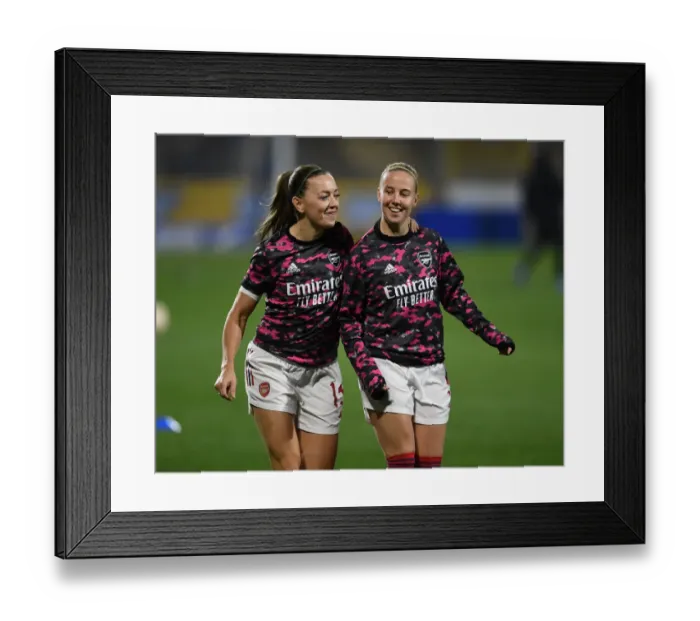 Framed Print : Arsenal Women Face Off Against 1899 Hoffenheim in UEFA Champions League Clash Framed Print : Arsenal Women Face Off Against 1899 Hoffenheim in UEFA Champions League Clash