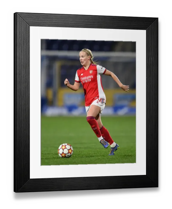Framed Print : Arsenal Women Battle 1899 Hoffenheim in UEFA Champions League Clash