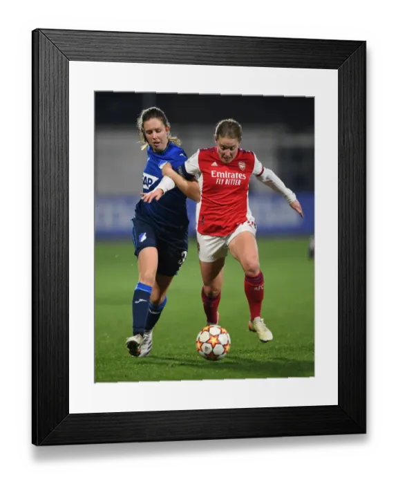 Framed Print : Arsenal vs. Hoffenheim: Battle in the UEFA Women's Champions League (December 2021)