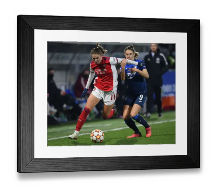 Framed Print : Champions League Showdown: Vivianne Miedema Faces Off Against 1899 Hoffenheim Framed Print : Champions League Showdown: Vivianne Miedema Faces Off Against 1899 Hoffenheim