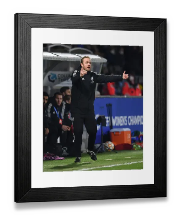 Framed Print : Arsenal WFC vs. 1899 Hoffenheim: UEFA Women's Champions League Clash in Hoffenheim Framed Print : Arsenal WFC vs. 1899 Hoffenheim: UEFA Women's Champions League Clash in Hoffenheim