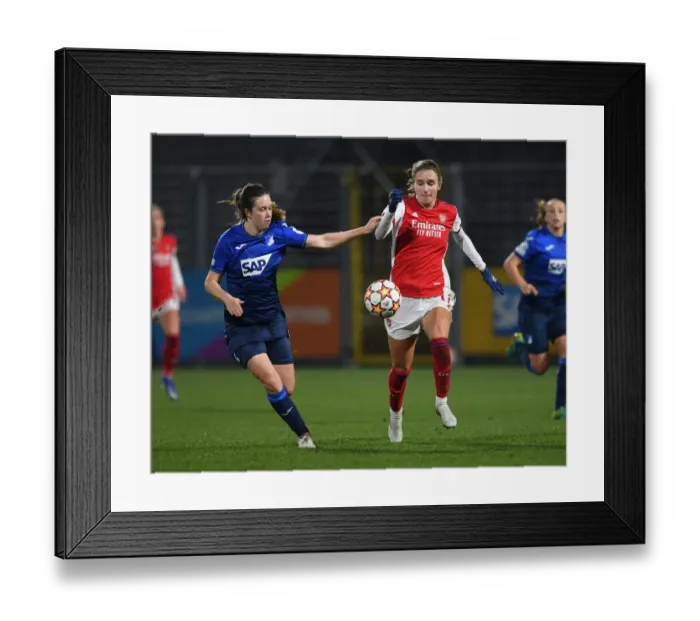 Framed Print : Champions League Showdown: Miedema vs. Feldkamp - A Clash of Stars: Arsenal's Vivianne Miedema vs. Hoffenheim's Jana Feldkamp Framed Print : Champions League Showdown: Miedema vs. Feldkamp - A Clash of Stars: Arsenal's Vivianne Miedema vs. Hoffenheim's Jana Feldkamp