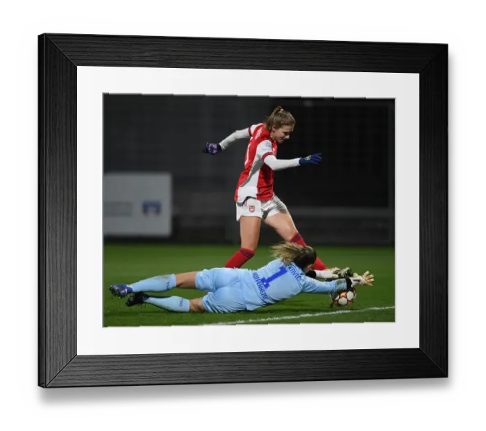 Framed Print : Champions League Showdown: Miedema vs. Tufekovic - Arsenal WFC at Hoffenheim Framed Print : Champions League Showdown: Miedema vs. Tufekovic - Arsenal WFC at Hoffenheim