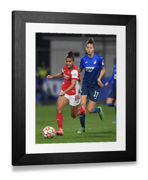 Framed Print : Arsenal WFC vs. 1899 Hoffenheim: A Battle in the UEFA Women's Champions League Framed Print : Arsenal WFC vs. 1899 Hoffenheim: A Battle in the UEFA Women's Champions League
