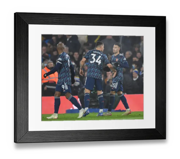 Framed Print : Arsenal vs Leeds United: Premier League Clash at Elland Road (December 2021) Framed Print : Arsenal vs Leeds United: Premier League Clash at Elland Road (December 2021)