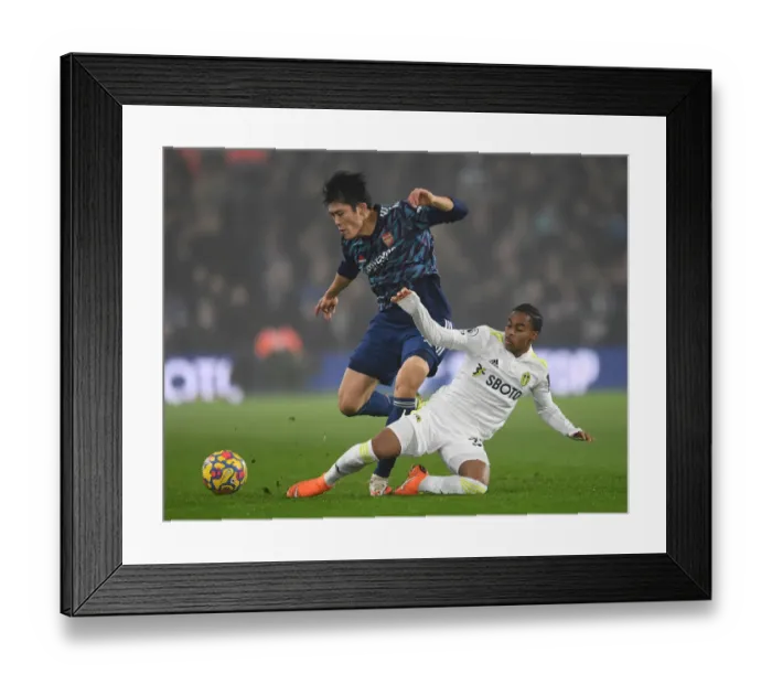 Framed Print : Arsenal vs Leeds United: Premier League Battle at Elland Road (December 2021) Framed Print : Arsenal vs Leeds United: Premier League Battle at Elland Road (December 2021)