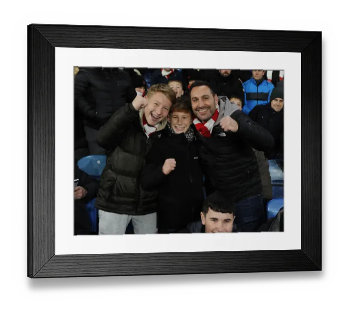 Framed Print : Arsenal Fans at Elland Road: Leeds United vs. Arsenal, Premier League 2021-22 Framed Print : Arsenal Fans at Elland Road: Leeds United vs. Arsenal, Premier League 2021-22