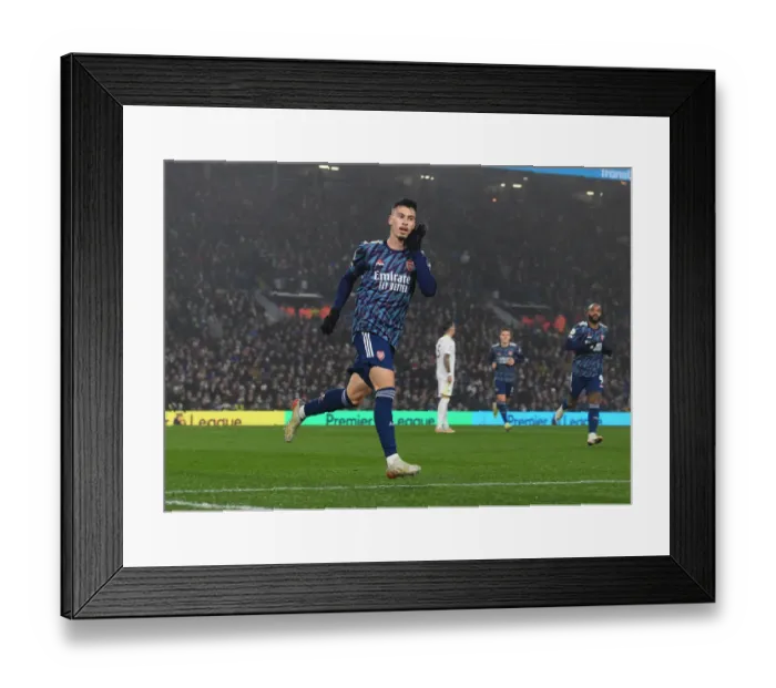 Framed Print : Gabriel Martinelli Scores First Arsenal Goal: Leeds United vs. Arsenal, 2021-22 Premier League - Martinelli's Debut Strike for the Gunners Framed Print : Gabriel Martinelli Scores First Arsenal Goal: Leeds United vs. Arsenal, 2021-22 Premier League - Martinelli's Debut Strike for the Gunners