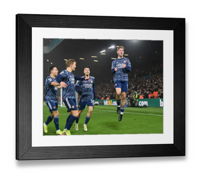 Framed Print : Emile Smith Rowe Scores Fourth: Arsenal's Victory Over Leeds United in Premier League Framed Print : Emile Smith Rowe Scores Fourth: Arsenal's Victory Over Leeds United in Premier League