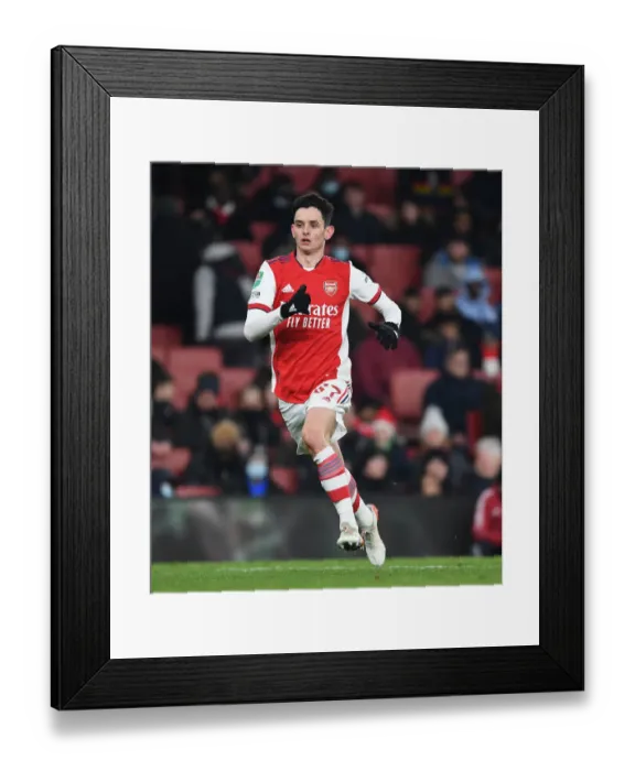 Framed Print : Charlie Patino Shines: Arsenal Reach Carabao Cup Quarter-Finals