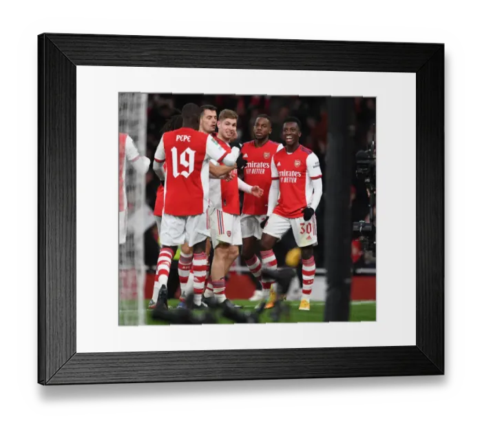 Framed Print : Arsenal's Eddie Nketiah Scores Hat-trick in Carabao Cup Quarterfinals vs Sunderland Framed Print : Arsenal's Eddie Nketiah Scores Hat-trick in Carabao Cup Quarterfinals vs Sunderland