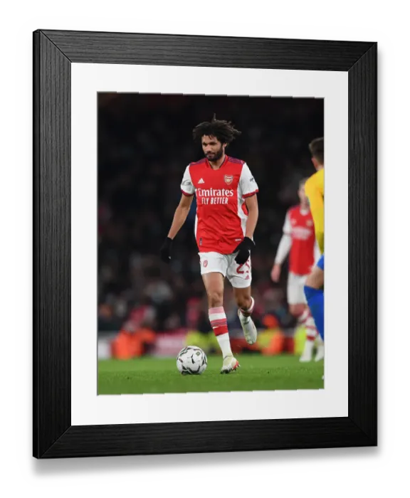 Framed Print : Arsenal's Mohamed Elneny in Action: Carabao Cup Battle against Sunderland Framed Print : Arsenal's Mohamed Elneny in Action: Carabao Cup Battle against Sunderland