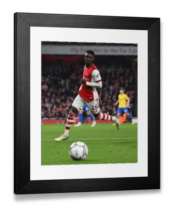 Framed Print : Flo Balogun Shines: Arsenal Reach Carabao Cup Quarterfinals with Sunderland Victory Framed Print : Flo Balogun Shines: Arsenal Reach Carabao Cup Quarterfinals with Sunderland Victory