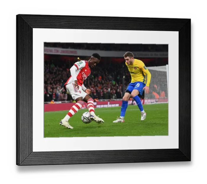 Framed Print : Arsenal vs Sunderland: Carabao Cup Quarterfinal Showdown at Emirates Stadium