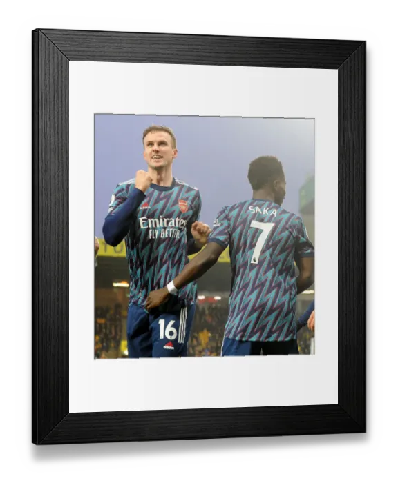 Framed Print : Arsenal's Bukayo Saka Scores First Goal in Norwich City Victory, December 2021