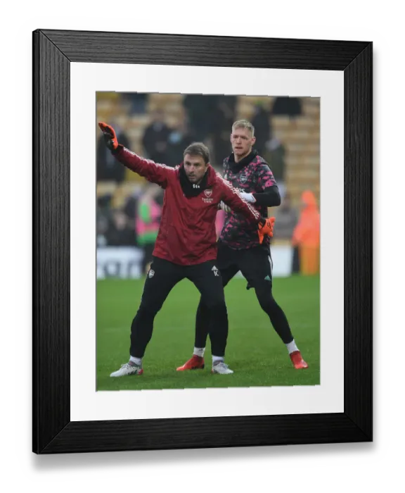 Framed Print : Arsenal's Inaki Cana Prepares Aaron Ramsdale Ahead of Norwich Clash - Premier League 2021-22 Framed Print : Arsenal's Inaki Cana Prepares Aaron Ramsdale Ahead of Norwich Clash - Premier League 2021-22