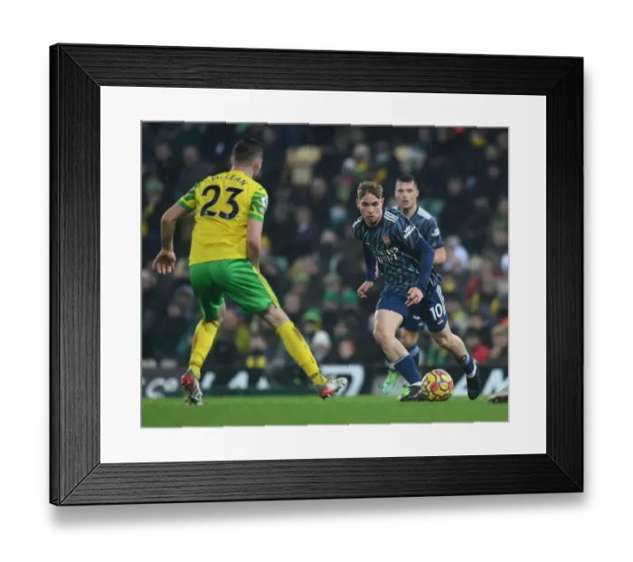 Framed Print : Emile Smith Rowe Shines: A Star Performance for Arsenal Against Norwich City, Premier League 2021-22