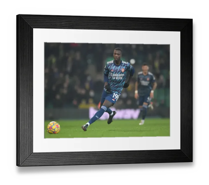 Framed Print : Nicolas Pepe in Action: Arsenal vs. Norwich City, Premier League 2021-22 Framed Print : Nicolas Pepe in Action: Arsenal vs. Norwich City, Premier League 2021-22