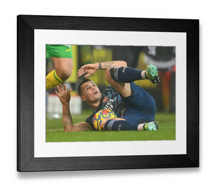 Framed Print : Granit Xhaka: Arsenal's Midfield Masterclass vs Norwich City, Premier League 2021-22 Framed Print : Granit Xhaka: Arsenal's Midfield Masterclass vs Norwich City, Premier League 2021-22